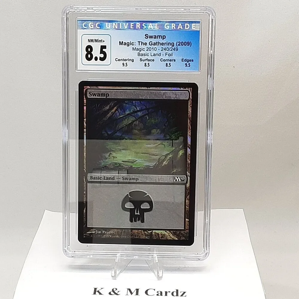 MTG - M10 - Swamp - Foil - Graded - CGC 8.5